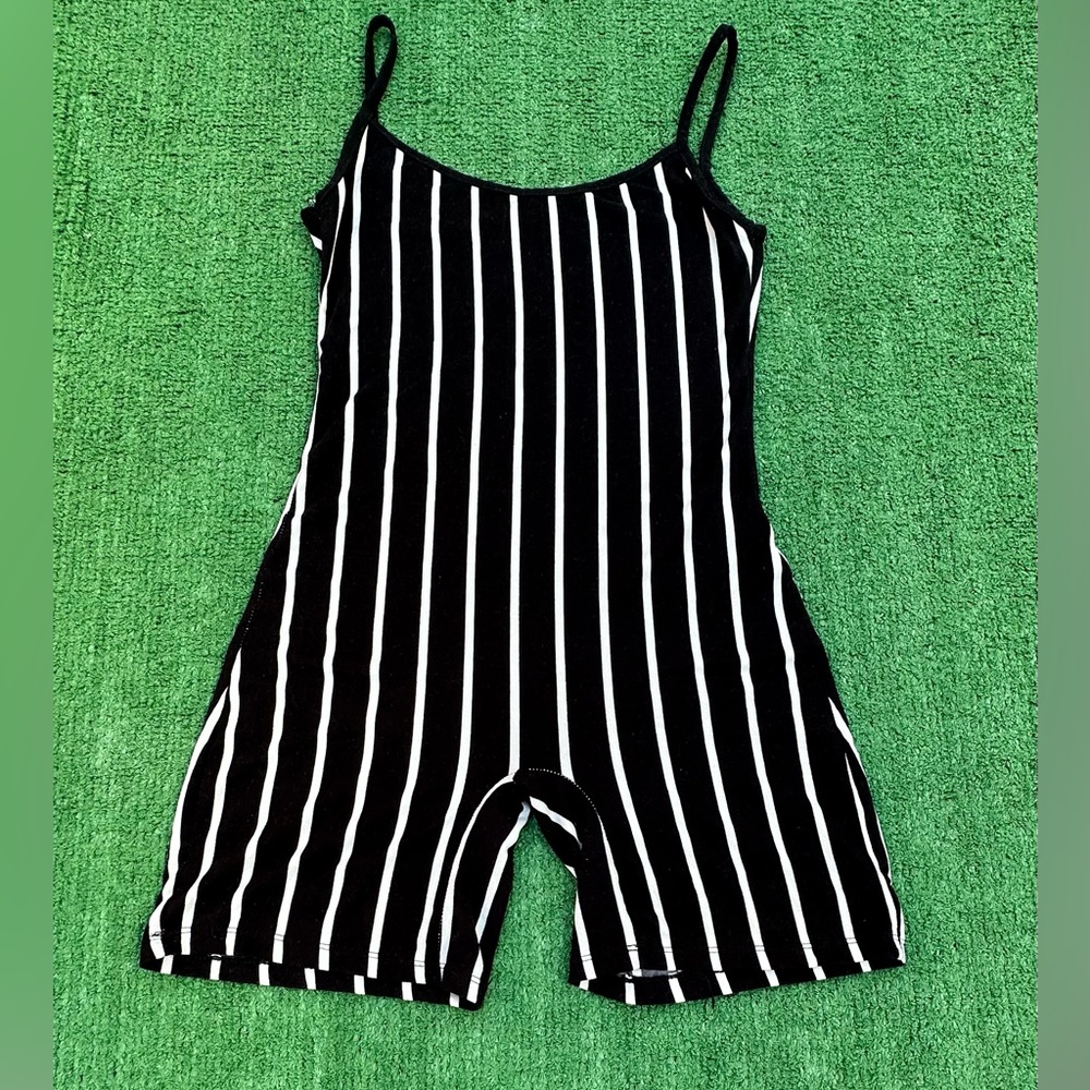 Black & White Stripped Women’s Bodysuit
